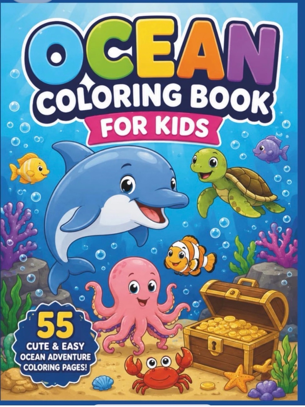 NWT Ocean Coloring Book for Kids